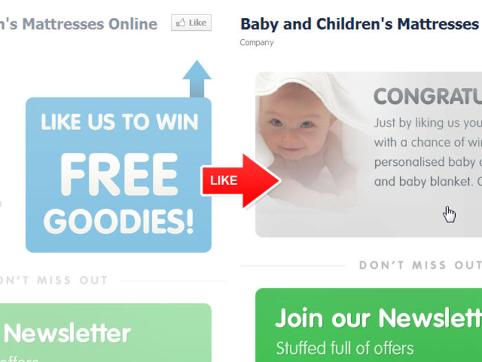 Facebook App Example Childrens Mattresses Online