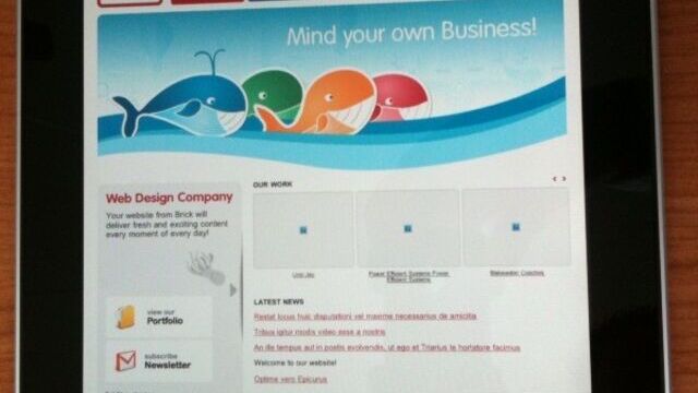 The iPad has arrived at Brick technology