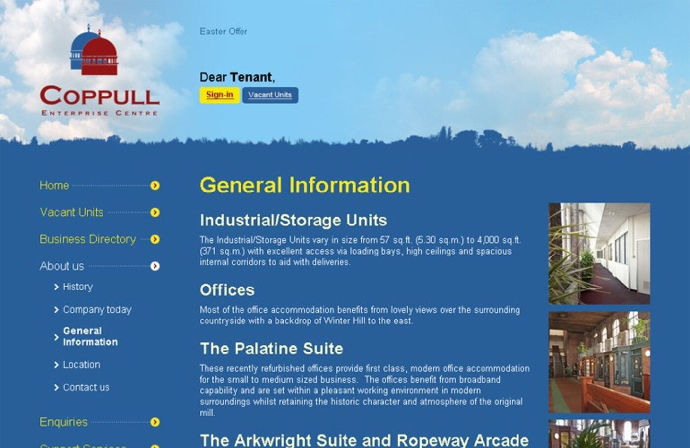 Coppull Enterprise Centre General information