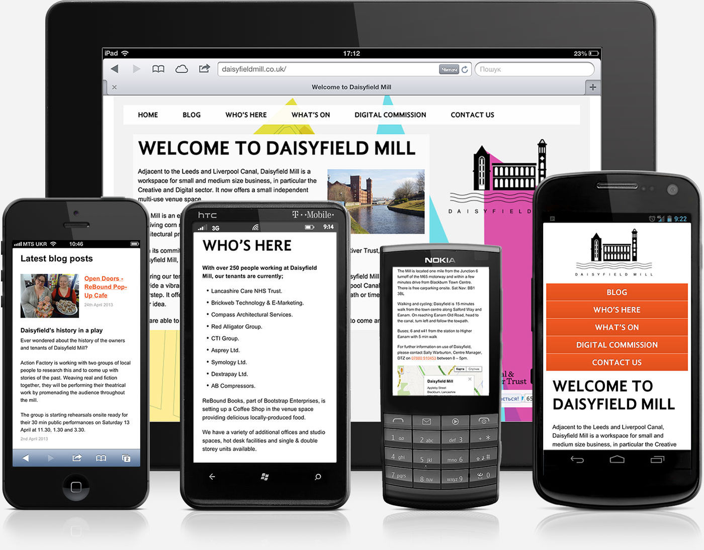 Daisyfield Mill Mobile Version