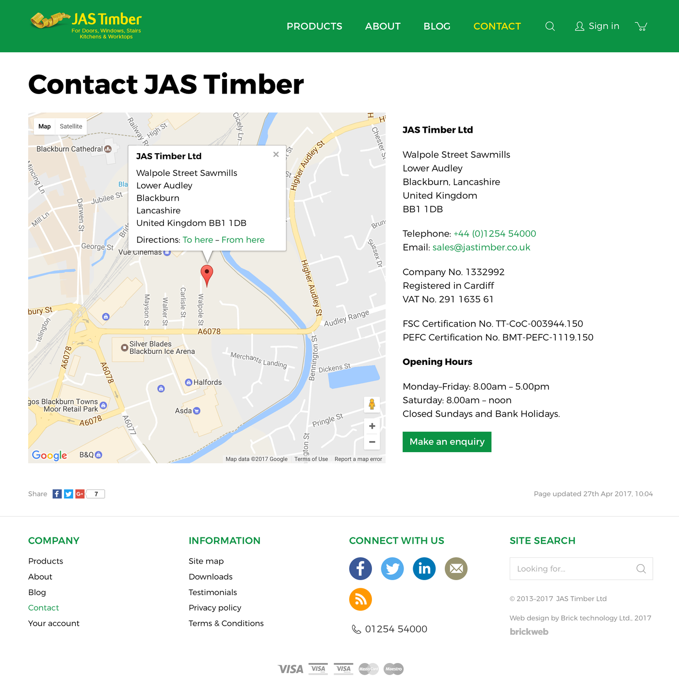 JAS Timber Contact us