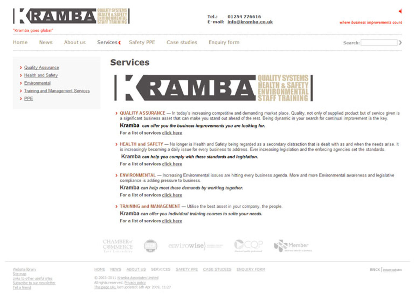 Kramba Associates Limited Services - Kramba