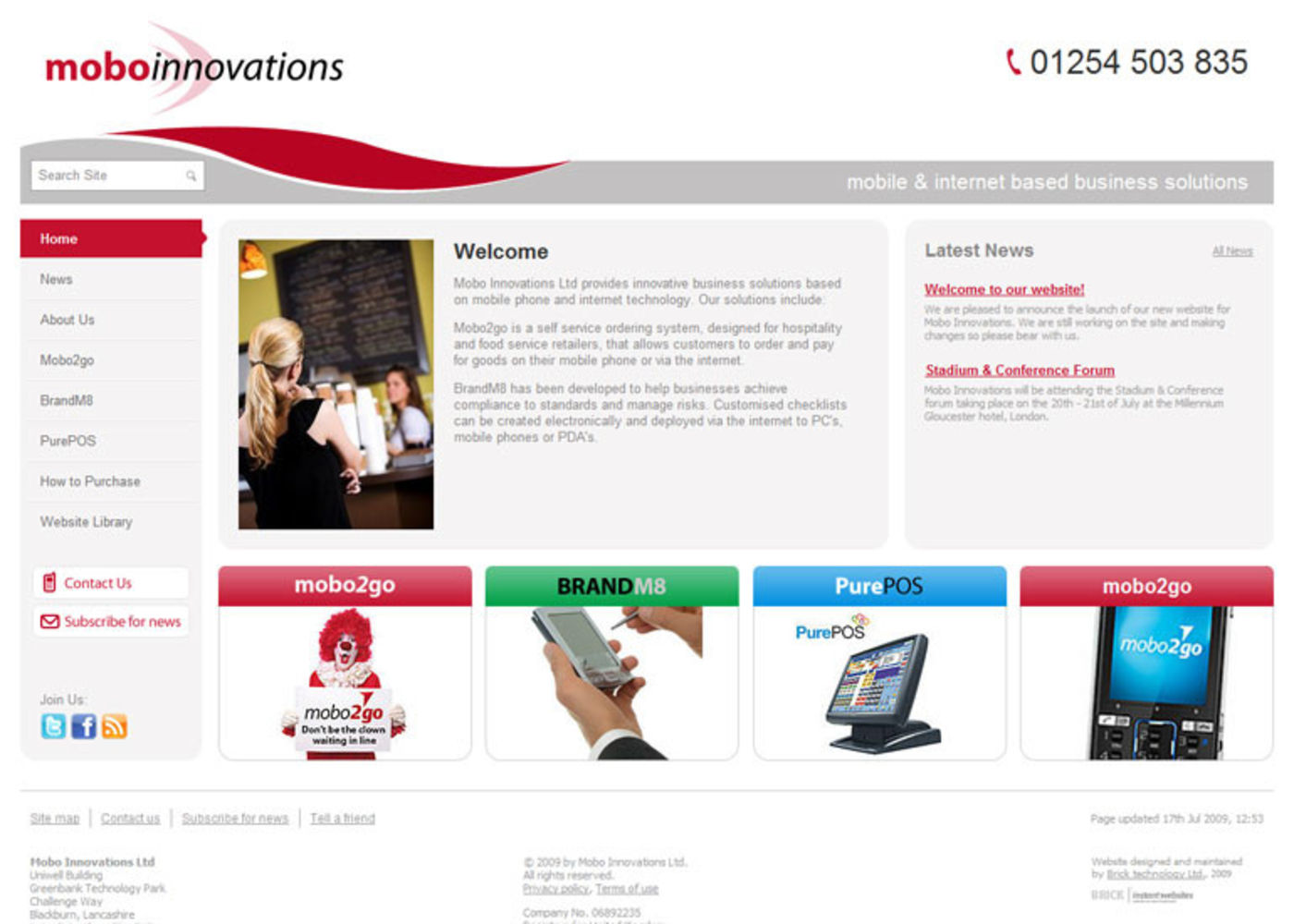 Mobo Innovations Homepage header